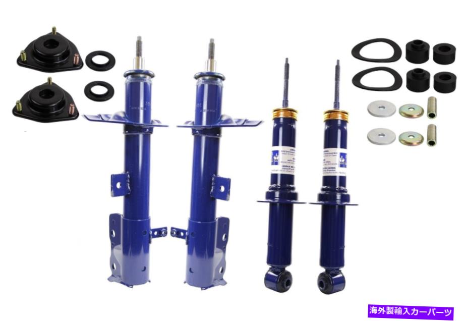 サスペンション モンローフロント＆リアサスペンションストラットマウントキット用ダッジキャリバージープ用 Monroe Front & Rear Suspension Struts with Mounts Kit For Dodge Caliber Jeep