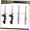 サスペンション ショックアブソーバーサスペンションストラットKYBフロントリア4xフィット2011ドッジグランドキャラバン Shock Absorber Sus...