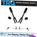 サスペンション TRQ 4PCフロント完全なストラットアセンブリとスウェイバーリンクセットメルセデスベンツのキット TRQ 4pc Front Complete Strut Assembly & Sway Bar Link Set Kit for Mercedes Benz