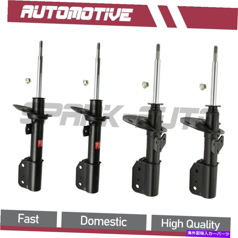 サスペンション 2004年から2008年のポンティアックグランプリの4PCSフロント+リアサスペンションストラット 4PCS Front+Rear Suspension Strut For 2004-2008 Pontiac Grand Prix