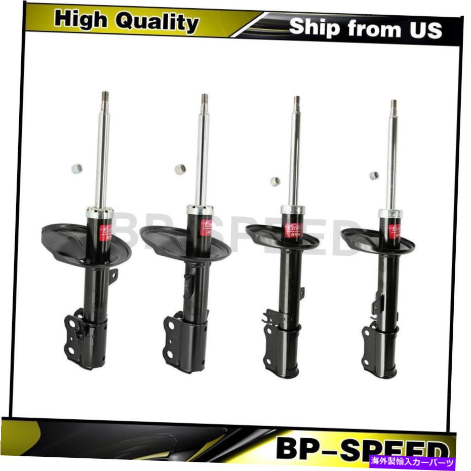 サスペンション トヨタアバロン1999-2003 4 x Kyb Shocks＆Strutsフロントリアサスペンションストラット Fits Toyota Avalon 1999-2003 4 X KYB Shocks & Struts Front Rear Suspension Strut