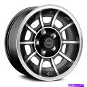 ホイール 4本セット American Racing VN47 Vector 1PCホイール15x7(0、5x114.3、86)4のブラックリムセット American Racing VN47 VECTOR 1PC Wheels 15x7 (0, 5x114.3, 86) Black Rims Set of 4(2)