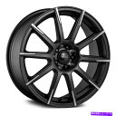 ホイール 4本セット フォーカル452SB F-52ホイール16x7(40、5x114.3、72.62)4のブラックリムセット Focal 452SB F-52 Wheels 16x7 (40, 5x114.3, 72.62) Black Rims Set of 4(2)