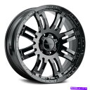 ホイール 4本セット ビジョン375ウォリアーホイール17x8.5(25、6x139.7、106.2)4のブラックリムセット Vision 375 WARRIO...