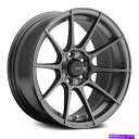 ホイール 4本セット Advanti Racing Storm S1ホイール15x9(35、4x100、73.1)4の灰色のリムセット Advanti Raci...