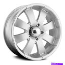 ホイール　4本セット Ultra 243s Mako Wheels 18x8.5（10、8x165.1、130.18）4のシルバーリムセット Ultra 243S MAKO Wheels 18x8.5 (10, 8x165.1, 130.18) Silver Rims Set of 4