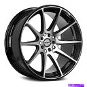 ホイール 4本セット シフトギアホイール18x9(30、4x100、73.1)4のブラックリムセット Shift GEAR Wheels 18x9 (30, 4x100, 73.1) Black Rims Set of 4(2)