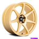 ホイール 4本セット Motegi Racing MR154バトルホイール17x8(43、5x114.3、72.56)4のゴールドリムセット Motegi Racing MR154 BATTLE Wheels 17x8 (43, 5x114.3, 72.56) Gold Rims Set of 4(2)