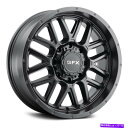 ホイール 4本セット G-FX TM5ホイール18x9(0、6x139.7、106.2)4のブラックリムセット G-FX TM5 Wheels 18x9 (0, 6x139.7, 106.2) Black Rims Set of 4(2)