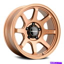 ホイール 4本セット ビジョン351フローホイール17x9(0、6x135、87.1)4のブロンズリムセット Vision 351 FLOW Wheels 17...