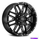 ホイール 4本セット ウルトラ203bmハンターホイール18x9(-12、6x139.7、106.1)4のブラックリムセット Ultra 203BM HUNTER Wheels 18x9 (-12, 6x139.7, 106.1) Black Rims Set of 4