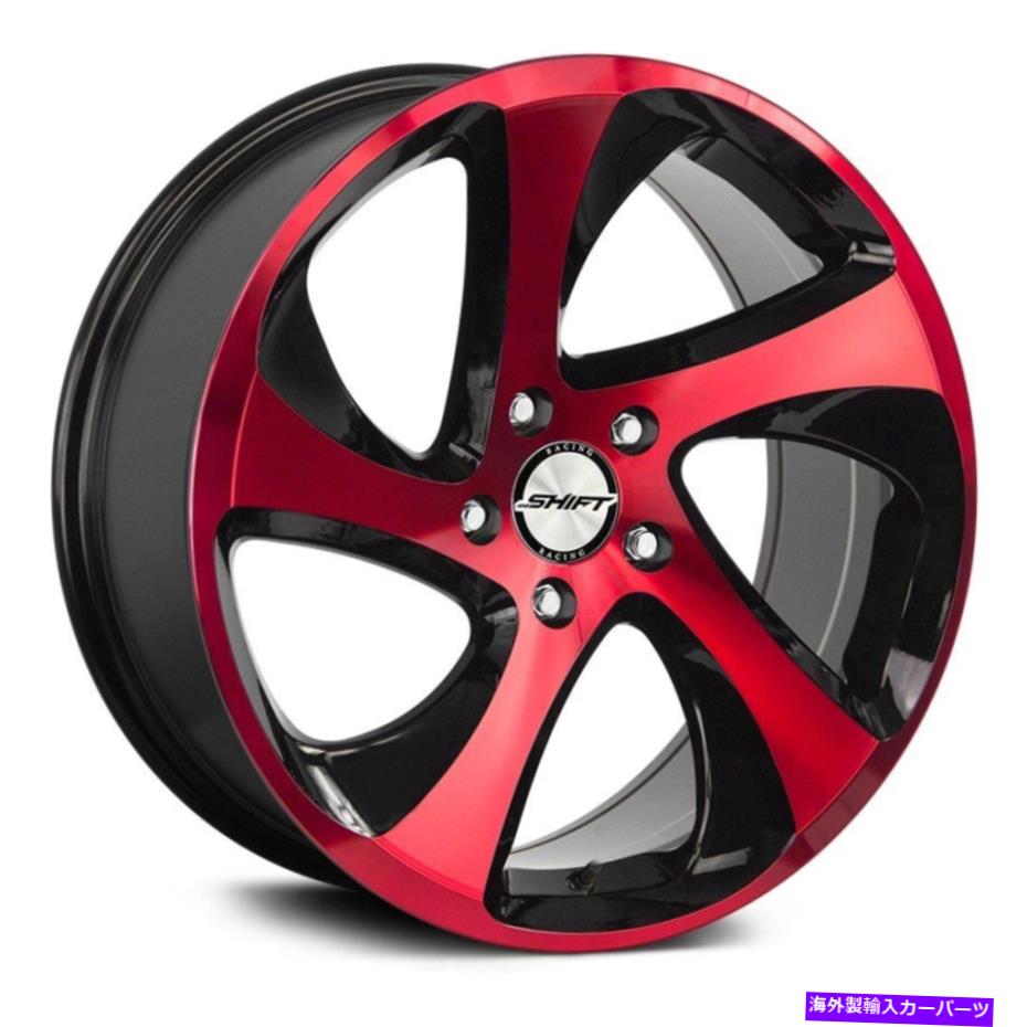 ホイール　4本セット シフトストラットホイール17x8（35、5x114.3、73.1）グロスリムセット4 Shift STR..