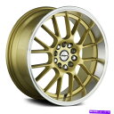 ホイール 4本セット シフトクランクホイール18x8.5(30、5x100、73.1)4のゴールドリムセット Shift CRANK Wheels 18x8.5...