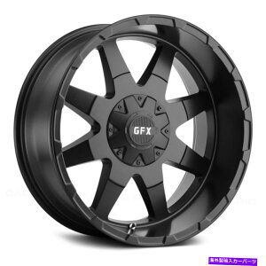 ホイール　4本セット G-FX TR12ホイール18x9（12、5x127、73.1）4のブラックリムセット G-FX TR12 Wheels 18x9 (12, 5x127, 73.1) Black Rims Set of 4