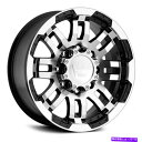 ホイール 4本セット ビジョン375ウォリアーホイール18x8.5(18、8x170、125.2)4のブラックリムセット Vision 375 WARRIOR ...