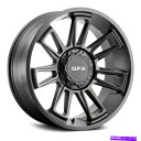 ホイール　4本セット G-FX TR21ホイール18x9（12、5x127、78.3）4のブラックリムセット G-FX TR21 Wheels 18x9 (12, 5x127, 78.3) Black Rims Set of 4