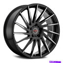 ホイール 4本セット Revolution Racing RR15ホイール17x7.5(40、5x114.3、73.1)4のブラックリムセット Revolution Racing RR15 Wheels 17x7.5 (40, 5x114.3, 73.1) Black Rims Set of 4(2)