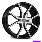 ホイール　4本セット ピナクルP96誇大広告ホイール18x7.5（35、5x114.3、73.1）4のブラックリムセット Pinnacle P96 HYPE Wheels 18x7.5 (35, 5x114.3, 73.1) Black Rims Set of 4