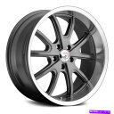 ホイール 4本セット ビジョン143トルクホイール18x8.5(20、5x114.3、83)4のガンメタルリムセット Vision 143 TORQUE Whe...