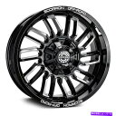 ホイール 4本セット Scorpion Razor Wheels20x9(12、8x170、125.2)4のブラックリムセット Scorpion Razor Wheels 20x9 (12, 8x170, 125.2) Black Rims Set of 4