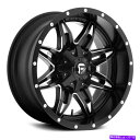 ホイール 4本セット 燃料D567致死1PCホイール15x8(-18、5x139.7、108)4のブラックリムセット Fuel D567 LETHAL 1PC ...