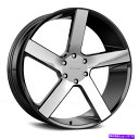 ホイール 4本セット Milanni 472スイッチバックホイール20x9(30、6x135、87.1)4のブラックリムセット Milanni 472 SWIT...