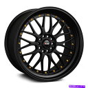 ホイール 4本セット xxr 521ホイール17x7(38、5x114.3、73.1)4のブラックリムセット XXR 521 Wheels 17x7 (38, ...