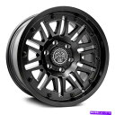 ホイール 4本セット スレットオフロードストームホイール17x9(-12、5x114.3、73)4のブラックリムセット Thret Offroad STORM ...