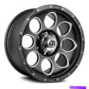 ホイール 4本セット RTX Blast IIホイール17x9(15、5x127、71.5)4のブラックリムセット RTX BLAST II Wheels 17...