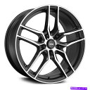 ホイール 4本セット Konig Dentive Wheels 18x8(45、5x114.3、73.1)4のブラックリムセット Konig INTENTION...