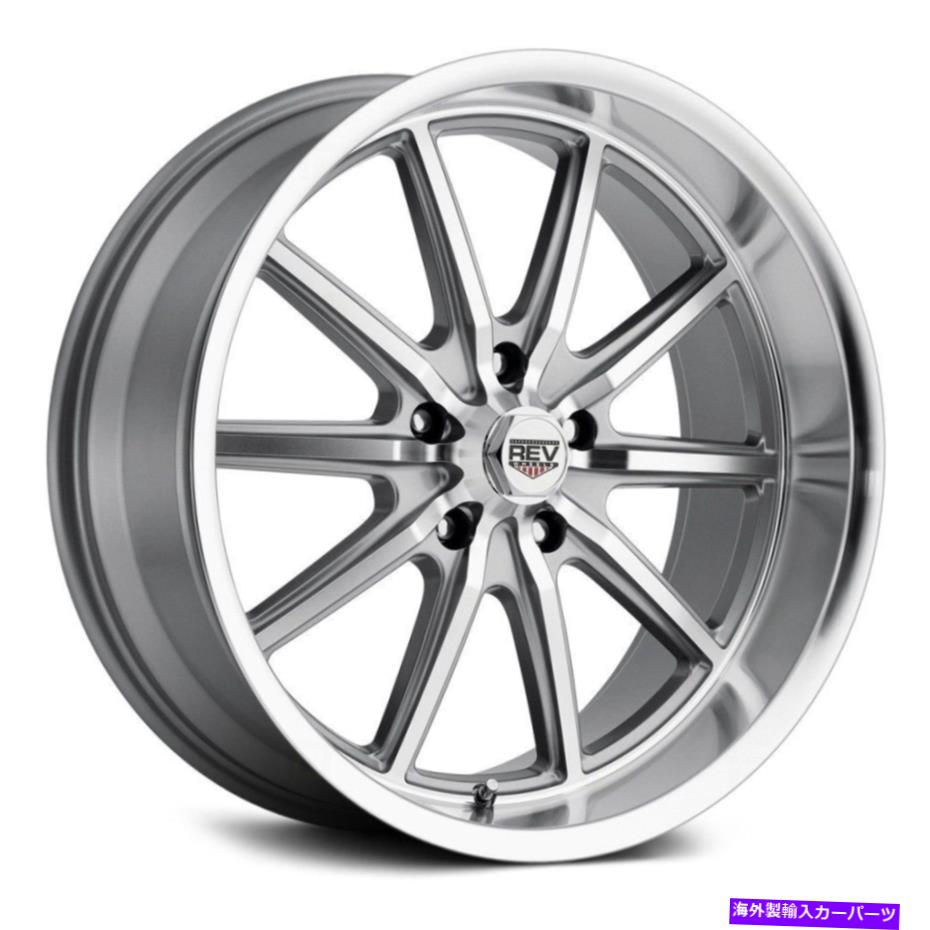 ۥ롡4ܥå Rev 110ۥ20x9.505x120.6572.74ΥСॻå REV 110 Wheels 20x9.5 (0, 5x120.65, 72.7) Silver Rims Set of 4