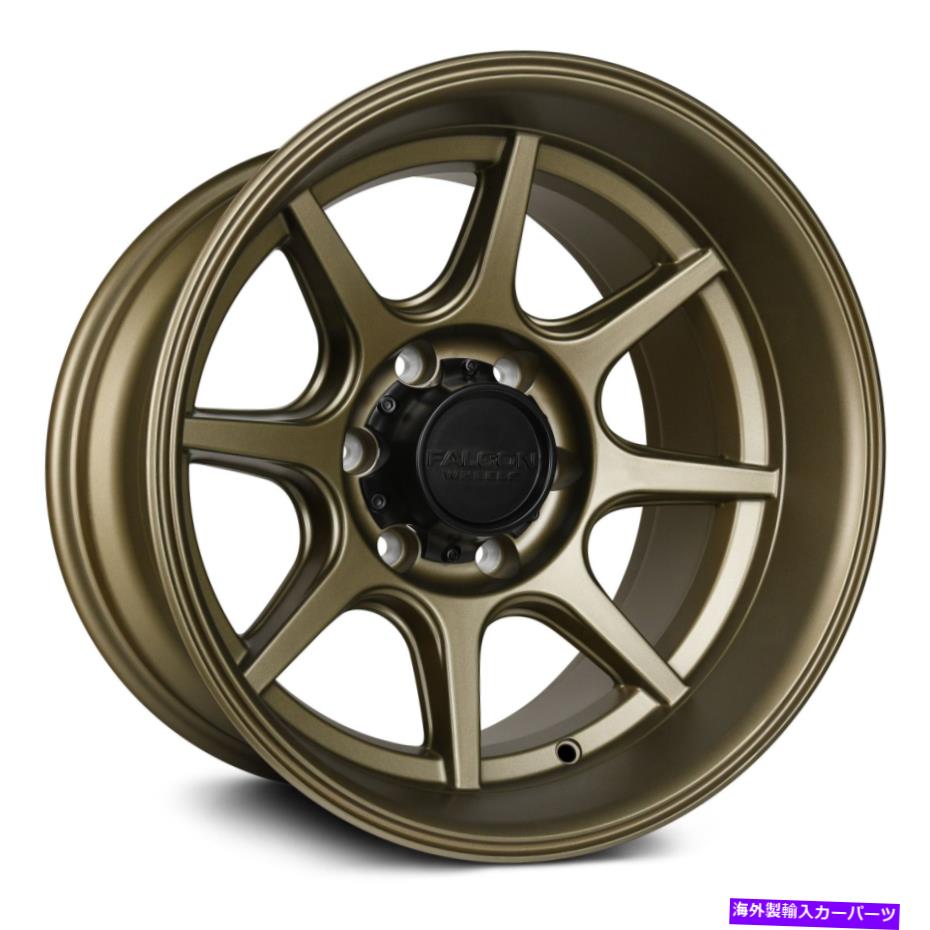 ホイール　4本セット ファルコンT8ホイール17x9（-38、6x139.7、106.3）4のブロンズリムセット Falcon T8 Wheels 17x9 (-38, 6x139.7, 106.3) Bronze Rims Set of 4