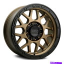 ホイール 4本セット KMC KM535 GRENADEオフロードホイール20x9(18、5x150、110.1)ブロンズリムセット4 KMC KM535 GRENADE OFF-ROAD Wheels 20x9 (18, 5x150, 110.1) Bronze Rims Set of 4(2)