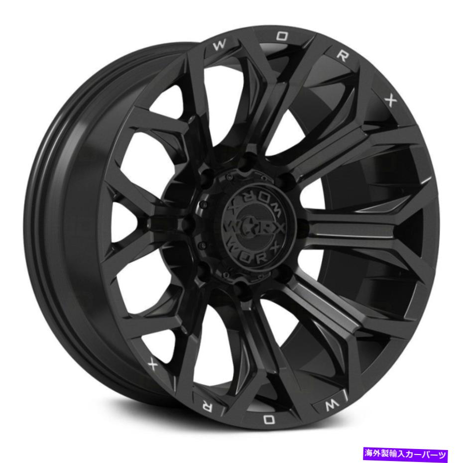 ホイール　4本セット Worx 821bホイール20x10（-19、8x165.1、125.2）4の
