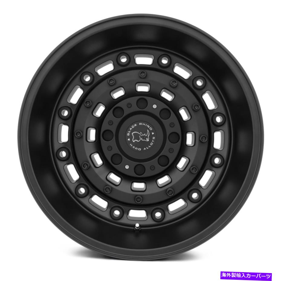 ホイール　4本セット ブラックサイアーセナルホイール17x9.5（12、8x165.1、122.4）4のブラックリムセット Black Rhino ARSENAL Wheels 17x9.5 (12, 8x165.1, 122.4) Black Rims Set of 4