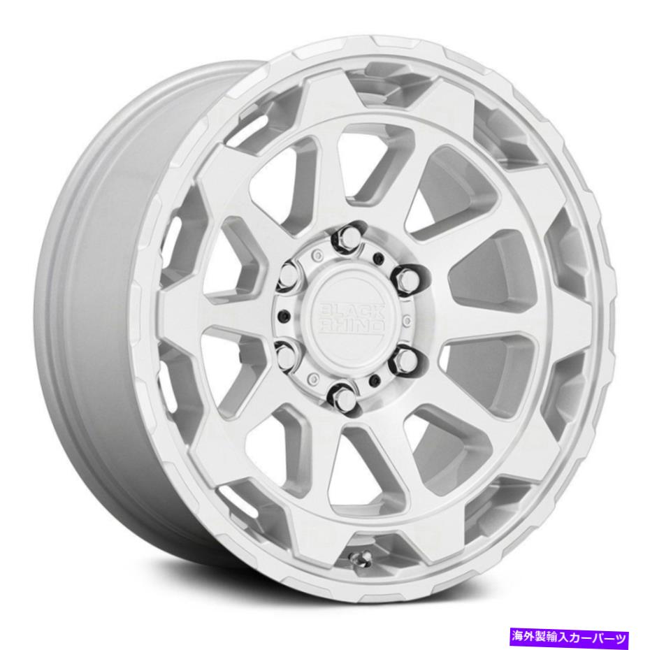 ホイール　4本セット ブラックサイロローターホイール20x9（2、5x127、71.5）4のシルバーリムセット Bl..