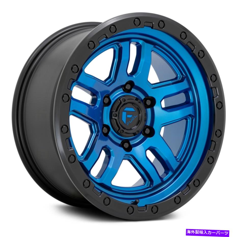 ۥ롡4ܥå ǳD7901PCۥ17x9-126x139.7106.14Ĥॻå Fuel D790 AMMO 1PC Wheels 17x9 (-12, 6x139.7, 106.1) Blue Rims Set of 4