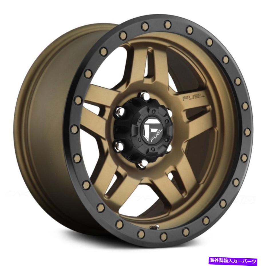 ホイール　4本セット 燃料D583 ANZA 1PCホイール20x9（1、6x135、87.1）4のブロンズリムセット Fuel D583 ANZA 1PC Wheels 20x9 (1, 6x135, 87.1) Bronze Rims Set of 4