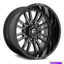 ホイール 4本セット Fuel D761 Clash 8 1PCホイール20x9(1、8x170、125.1)4のブラックリムセット Fuel D761 CLASH 8 1PC Wheels 20x9 (1, 8x170, 125.1) Black Rims Set of 4(2)