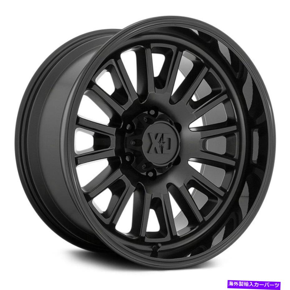 ホイール　4本セット XDシリーズXD864ローバーホイール22x10（-18、6x135、87.1）4のブラックリムセット XD Series XD864 ROVER Wheels 22x10 (-18, 6x135, 87.1) Black Rims Set of 4