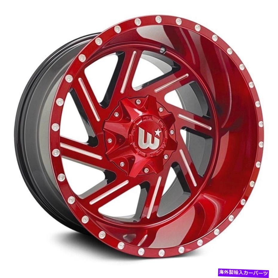 Us Custom Parts Shop USDM㤨֥ۥ롡4ܥå ܥƥۥ22x12-445x1501104֤ॻå Western CACTUS Wheels 22x12 (-44, 5x150, 110 Red Rims Set of 4פβǤʤ830,720ߤˤʤޤ