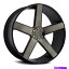 ホイール　4本セット ダブS116バラーホイール24x10（19、5x127、78.1）4のブラックリムセット Dub S116 BALLER Wheels 24x10 (19, 5x127, 78.1) Black Rims Set of 4