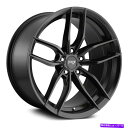 ホイール 4本セット ニッチM203 Vossoホイール22x9(38、5x120.65、74.1)4のブラックリムセット Niche M203 VOSSO Wheels 22x9 (38, 5x120.65, 74.1) Black Rims Set of 4(2)