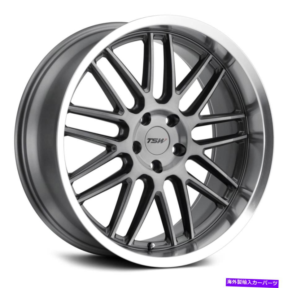 ホイール　4本セット TSW Avalon Wheels 20x10（35、5x112、66.56）Gunmetal Rimsセット4 TSW AVALON Wheels 20x10 (35, 5x112, 66.56) Gunmetal Rims Set of 4