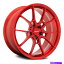 ۥ롡4ܥå ˥åT113ʥեɥΥ֥åۥ20x9255x1124֤ॻå Niche T113 KANAN FORGED MONOBLOCK Wheels 20x9 (25, 5x112) Red Rims Set of 4