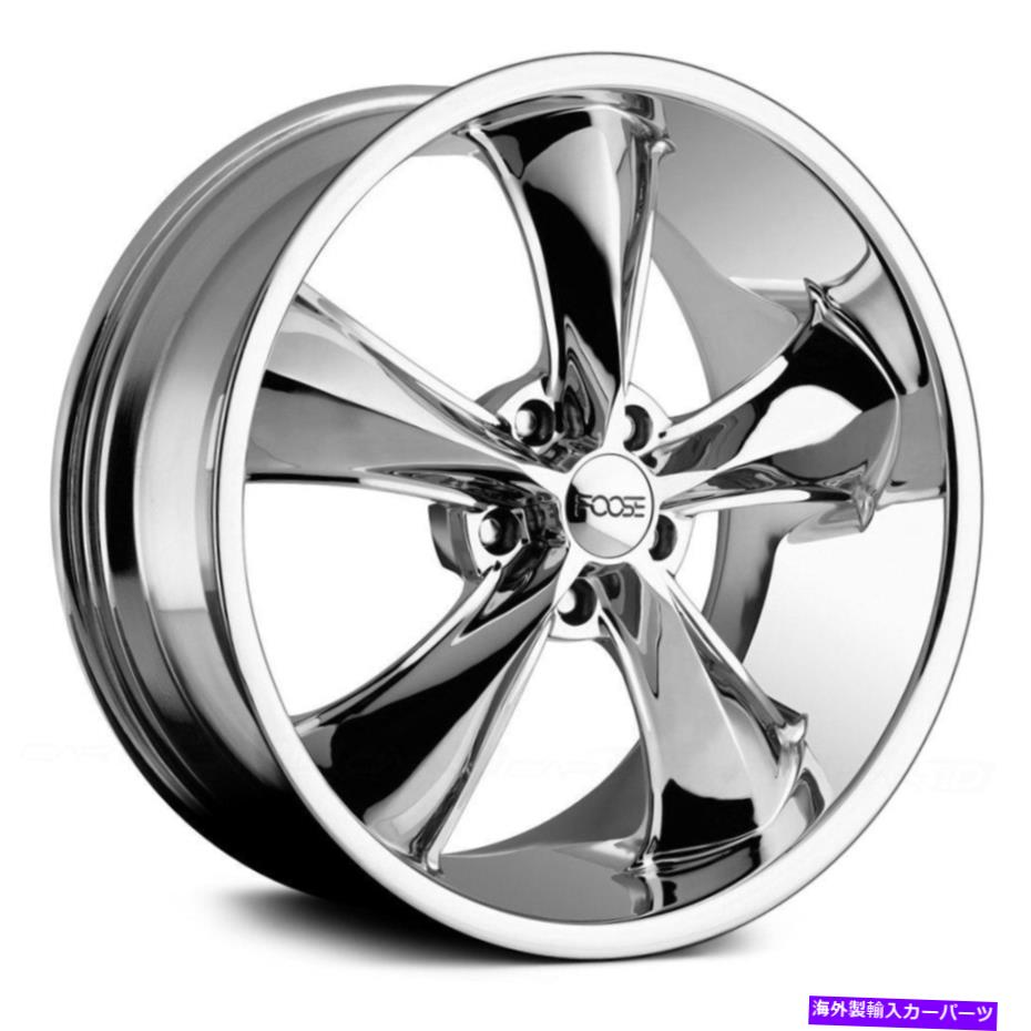 ホイール　4本セット Foose F105 Legend Wheels20x10（40、5x114.3、72.56）4のChrome Rimsセット Foose F105 LEGEND Wheels 20x10 (40, 5x114.3, 72.56) Chrome Rims Set of 4