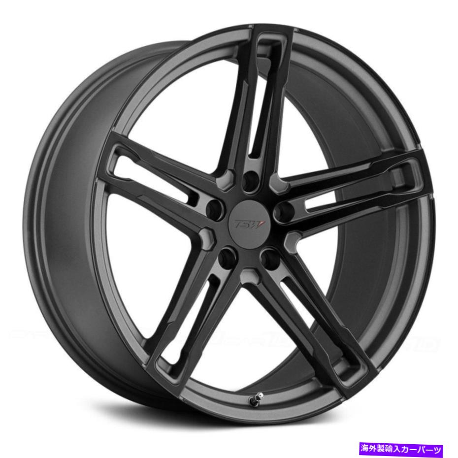 ホイール　4本セット TSWメカニカホイール20x10.5（25、5x114.3、76.1）4のガンメタルリムセット TSW MECHANICA Wheels 20x10.5 (25, 5x114.3, 76.1) Gunmetal Rims Set of 4