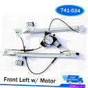 Window Regulator パワーウィンドウレギュレータモーターアセンブリフロント左04-07グランドキャラバン741-534 Power Window ...