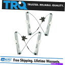 Window Regulator Town&Country Grand Caravan用のTRQウィンドウレギュレーターフロントLH&RHペア2 TRQ Win...