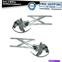 Window Regulator 95-04タコマピックアップのためのモーターフロントペアセットLH左&RH w/ hh左&RH Window Regulators w/ Motor Front Pair Set LH Left & RH for 95-04 Tacoma Pickup